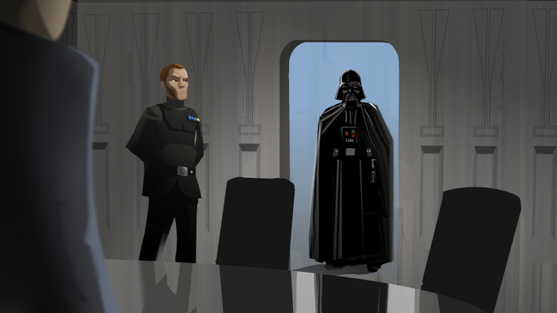 Illustration for article titled Darth Vader Looms Large Over This Star Wars Rebels Concept Art